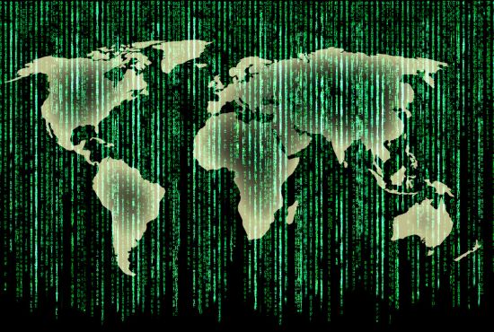 data and a world map
